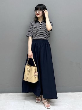 yuさん(レディース・157cm)の夏コーディネート