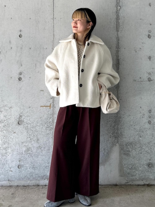 ✨極美品 ウィムガゼット シャギーニット アンゴラ ハイネック オーバーサイズ セーター ニット 「Alfred Alex」オーバーサイズシャギーニット