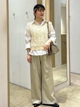 「アイテム（パンツ）」を使った、yuさん（レディース・157cm・20代）の秋コーディネート