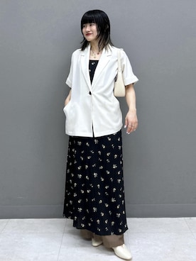 yuさん（レディース・157cm）の春コーディネート