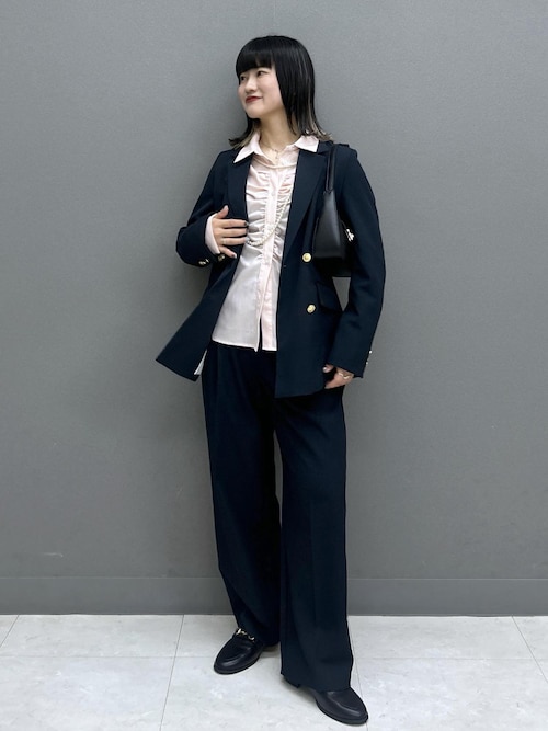 美easyコンフォート金ボタンジャケット/イージーケア・UVケア