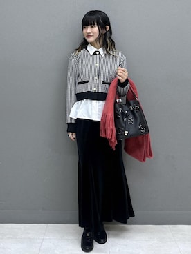 「MARY QUANT（マリークワント）のアイテム」を使った、yuさん（レディース・157cm）の秋コーディネート