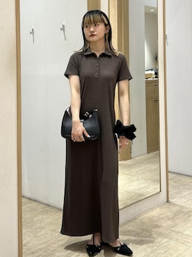 「アイテム（シュシュ）」を使った、yuさん（レディース・157cm）の夏コーディネート