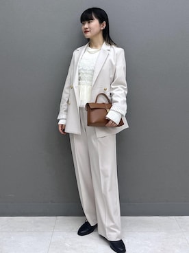 「Juze（ジュゼ）のアイテム」を使った、yuさん（レディース・157cm）の冬コーディネート