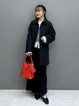 「イエベ春」｜yuさん（レディース・157cm）の冬コーディネート