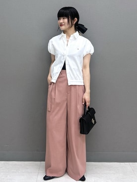 「POLO BCS（ポロ ビーシーエス）のアイテム」を使った、yuさん（レディース・157cm）の夏コーディネート