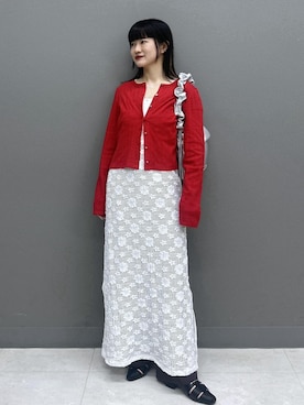 「VIS（ビス）のアイテム（トップス）」を使った、yuさん（レディース・157cm）の春コーディネート