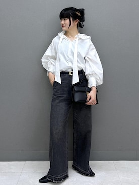 「VIS（ビス）のアイテム（バッグ）」を使った、yuさん（レディース・157cm）の春コーディネート