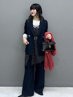 「VIS（ビス）のアイテム」を使った、yuさん（レディース・157cm）の秋コーディネート