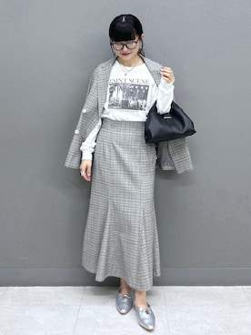 「Juze（ジュゼ）のアイテム」を使った、yuさん（レディース・157cm）の夏コーディネート