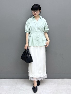 yuさん(レディース・157cm)の夏コーディネート