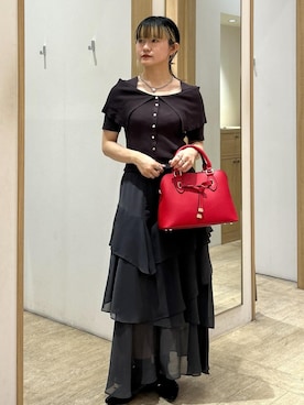 「アイテム（パンプス）」を使った、yuさん（レディース・157cm・20代）の秋コーディネート