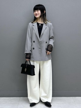 「VIS（ビス）のアイテム」を使った、yuさん（レディース・157cm）の春コーディネート