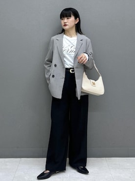 yuさん（レディース・157cm）の春コーディネート