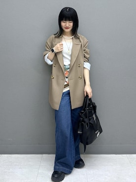 yuさん（レディース・157cm）の春コーディネート