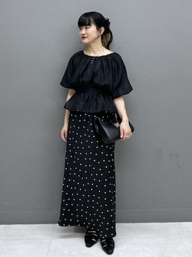 「Juze（ジュゼ）のアイテム」を使った、yuさん（レディース・157cm）の夏コーディネート