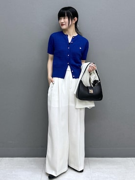 「VIS（ビス）のアイテム」を使った、yuさん（レディース・157cm）の春コーディネート