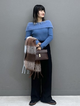 yuさん（レディース・157cm）の冬コーディネート