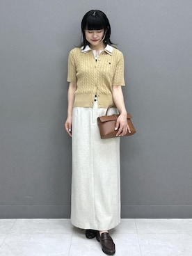 「VIS（ビス）のアイテム」を使った、yuさん（レディース・157cm）の春コーディネート