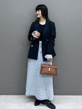 「Juze（ジュゼ）のアイテム」を使った、yuさん（レディース・157cm）の冬コーディネート