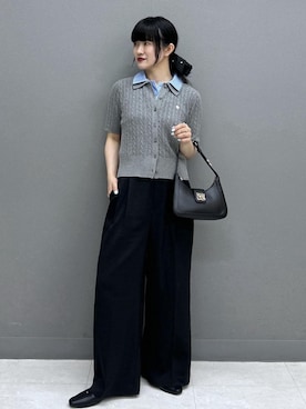「VIS（ビス）のアイテム」を使った、yuさん（レディース・157cm）の春コーディネート
