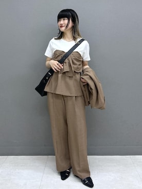 yuさん(レディース・157cm)の夏コーディネート