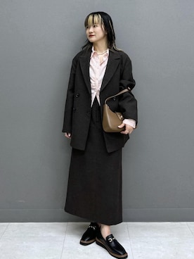 「VIS（ビス）のアイテム」を使った、yuさん（レディース・157cm）の秋コーディネート