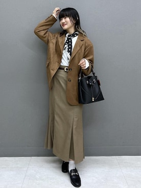 yuさん（レディース・157cm）の冬コーディネート