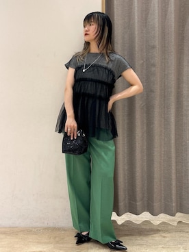 yuさん（レディース・157cm）の夏コーディネート