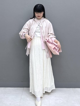 「VIS（ビス）のアイテム」を使った、yuさん（レディース・157cm）の春コーディネート