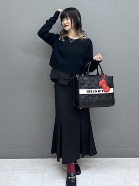 yuさん（レディース・157cm）の冬コーディネート