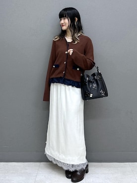 「MARY QUANT（マリークワント）のアイテム」を使った、yuさん（レディース・157cm）の秋コーディネート