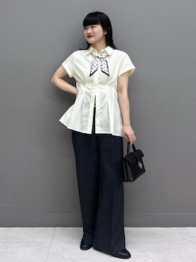 「VIS（ビス）のアイテム」を使った、yuさん（レディース・157cm）の春コーディネート