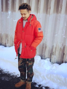 「Polo Ralph Lauren」｜「アイテム（ダウンジャケット/コート）」を使った、dsk1005さん（メンズ・172cm）の秋コーディネート