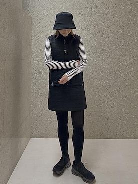 「アイテム（ブルゾン）」を使った、R.さん（レディース・157cm・40代）の秋コーディネート