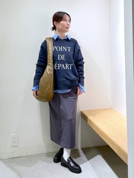 「アイテム（スウェット）」を使った、shimomuさん（レディース・158cm・20代）の秋コーディネート