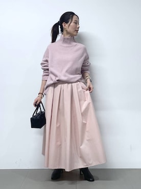 「アイテム（ピアス（両耳用））」を使った、shimomuさん（レディース・158cm・20代）の秋コーディネート