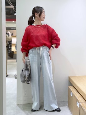 「アイテム（ピアス（両耳用））」を使った、shimomuさん（レディース・158cm・20代）の冬コーディネート