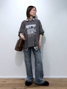 「Beau're（ヴュレ）のアイテム」を使った、shimomuさん（レディース・158cm）の秋コーディネート