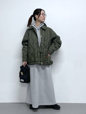 「おでかけ」｜「アイテム（ワンピース/ドレス）」を使った、shimomuさん（レディース・158cm）の秋コーディネート