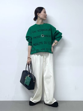 「アイテム（その他小物）」を使った、shimomuさん（レディース・158cm）の秋コーディネート