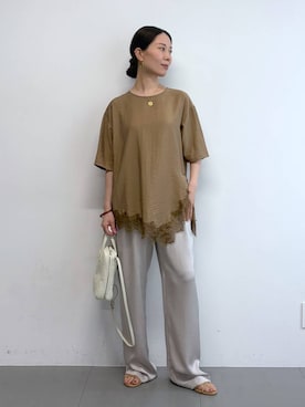 「Beau're（ヴュレ）のアイテム」を使った、shimomuさん（レディース・158cm）の秋コーディネート