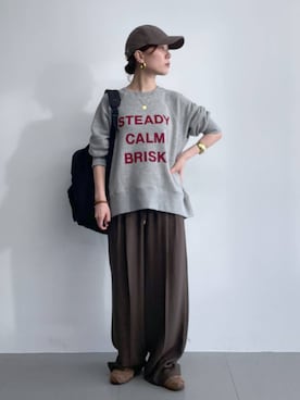 「アイテム（ピアス（両耳用））」を使った、shimomuさん（レディース・158cm・20代）の秋コーディネート