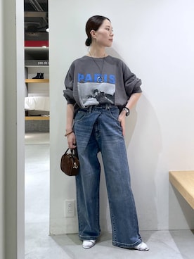 「アイテム（その他小物）」を使った、shimomuさん（レディース・158cm）の秋コーディネート