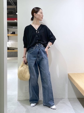「アイテム（その他小物）」を使った、shimomuさん（レディース・158cm）の秋コーディネート