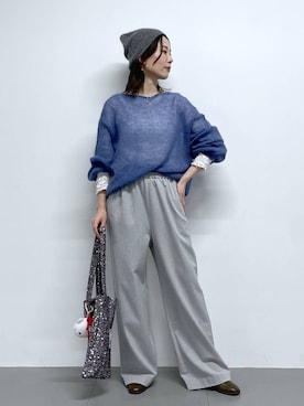 「アイテム（財布/小物）」を使った、shimomuさん（レディース・158cm・20代）の秋コーディネート