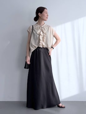 「Beau're（ヴュレ）のアイテム」を使った、shimomuさん（レディース・158cm）の夏コーディネート