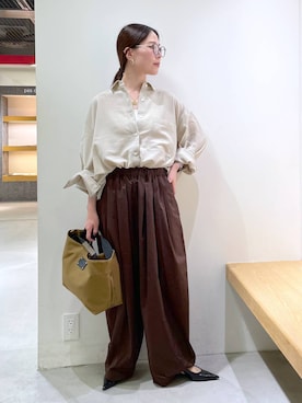 「BARNYARDSTORM（バンヤードストーム）のアイテム」を使った、shimomuさん（レディース・158cm）の秋コーディネート