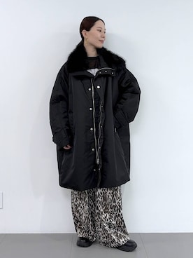 「upperhights（アッパーハイツ）のアイテム」を使った、shimomuさん（レディース・158cm）の秋コーディネート