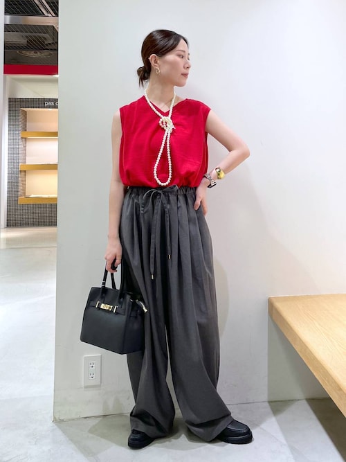 セール】BARNYARDSTORM / タックコクーンイージーパンツ / ハンド